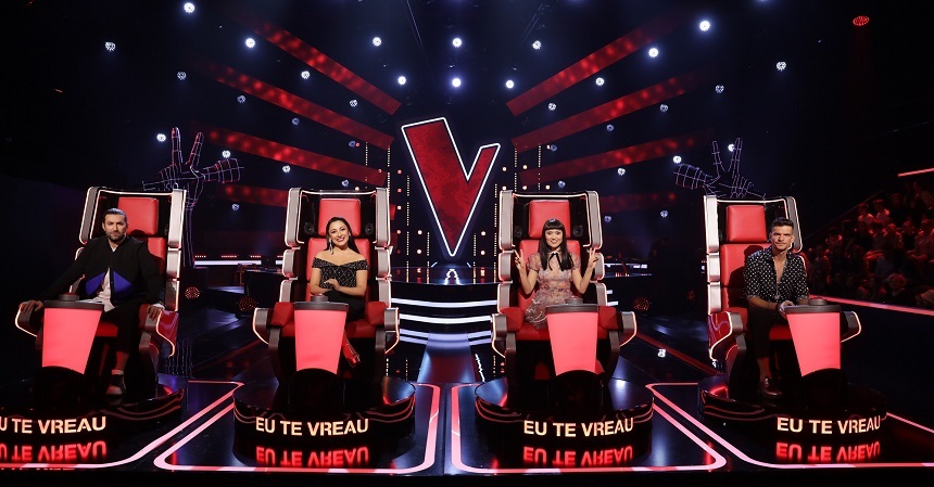 Emisiunea „Vocea României” a fost urmărită vineri seară de peste 1,4 milioane de telespectatori