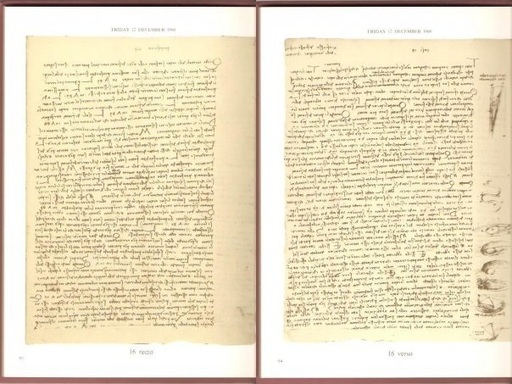 Florenţa: Codex Leicester, expus pentru cea de-a 500-a comemorare a lui Leonardo Da Vinci