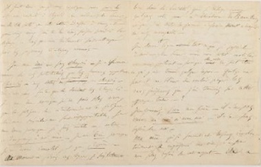 O scrisoare în care poetul Charles Baudelaire îşi anunţa intenţia de a se sinucide, scoasă la licitaţie la Fontainebleau