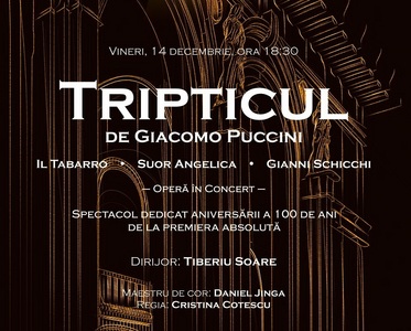 "Tripticul", de Giacomo Puccini, spectacol dedicat celor 100 de ani de la premiera absolută pe scena ONB
