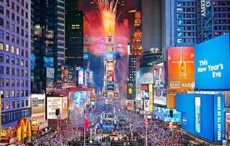 Petrecerea de Anul Nou din Times Square, dedicată libertăţii presei. Drone ale poliţiei vor supraveghea zona