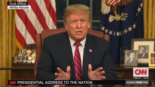 Mesajul transmis de Trump în primetime şi răspunsul democraţilor, urmărite de peste 40 de milioane de americani

