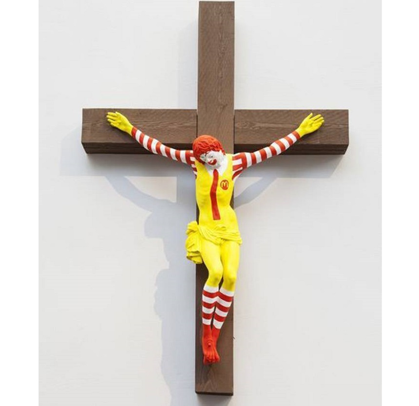 „McJesus” - Sculptura care a stârnit polemică în Israel, criticată de Biserica Catolică din Haifa