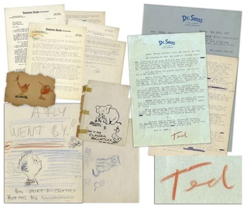 O scrisoare de mulţumire a lui Dr. Seuss către un fost coleg de clasă care i-a salvat prima carte, scoasă la licitaţie