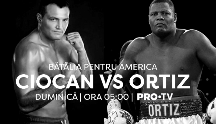Pro TV va transmite în direct de la New York meciul de box dintre Cristian Ciocan şi Luis Ortiz