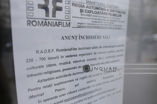 Curtea de Conturi: RADEF a făcut inventariere formală şi a pierdut, în 2017, peste 1 milion de lei din activitatea sălilor de cinema