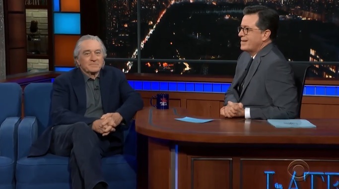 Robert De Niro l-a numit pe Trump un "gangster aspirant" în emisiunea "The Late Show" de la CBS - VIDEO