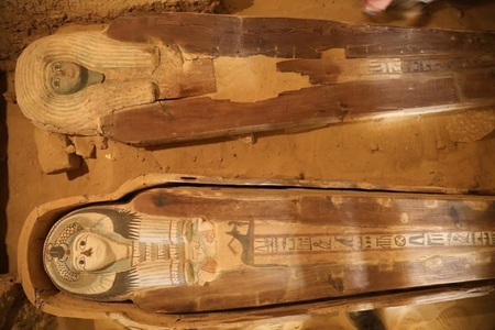 Egipt: Un cimitir vechi de 4.500 de ani, descoperit în apropiere de piramidele din Giza