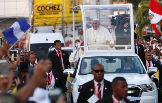 Papa Francisc, în Panama