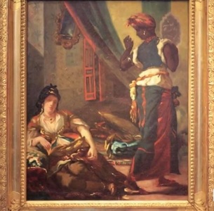 Un tablou inedit de Eugène Delacroix, regăsit într-un apartament, a fost expus la Paris 