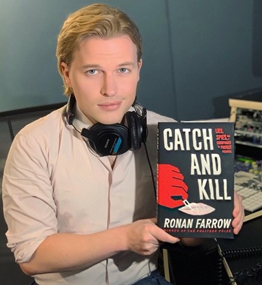 Ronan Farrow va publica o carte despre cazul Weinstein la mijlocul lui octombrie