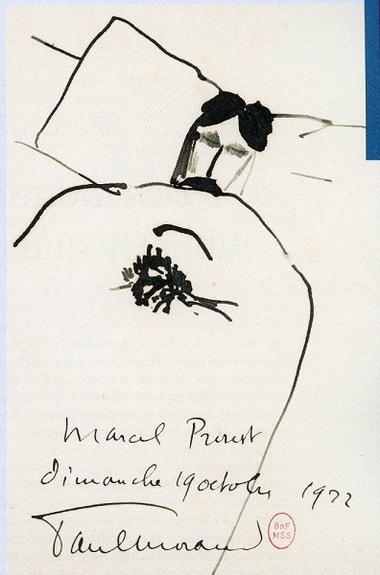 Marcel Proust a câştigat premiul Goncourt acum 100 de ani. Două desene inedite, expuse la Paris
