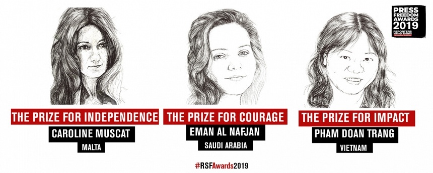 Jurnaliste din Arabia Saudită, Malta şi Vietnam, premiate la gala Press Freedom din Berlin