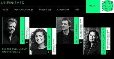 Festivalul Unfinished are loc la MNAR, în perioada 26-29 septembrie. Jurnalista Rukmini Callimachi şi fotografa Brigitte Lacombe, printre invitaţi