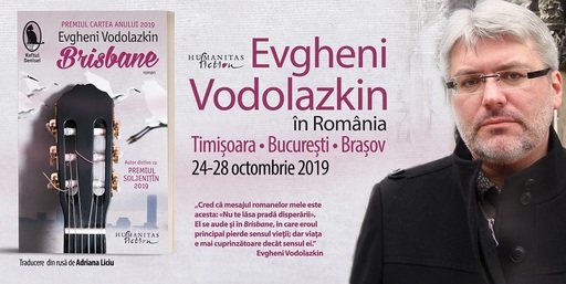 Evgheni Vodolazkin, unul dintre cei mai importanţi scriitori ruşi, la Festivalul de Literatură de la Timişoara