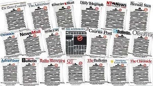 Cele mai importante ziare rivale din Australia, unite în protest faţă de restricţiile aplicate presei
