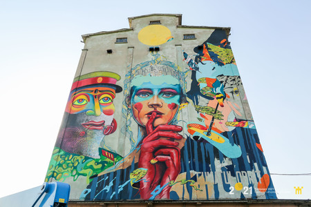 Cea mai mare pictură murală din România a fost creată la Timişoara - FOTO