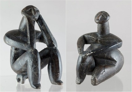 „Gânditorul” şi „Femeie şezând”, descoperite în necropola culturii Hamangia, expuse la Muzeul Grand Curtius din Liège
