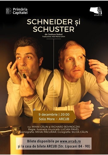 Actorii Mihai Călin şi Richard Bovnoczki revin la Arcub în producţia "Schneider şi Schuster"