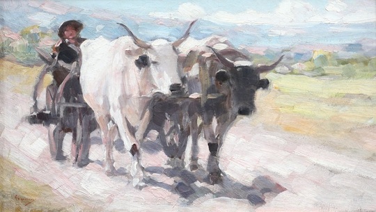 „Car cu boi”, de Nicolae Grigorescu