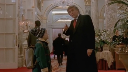 Canada - Secvenţa din „Home Alone 2” în care apare Donald Trump, tăiată din motive de timp
