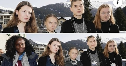 O activistă de mediu din Uganda a fost ştearsă dintr-o fotografie în care apărea alături de Greta Thunberg la Davos