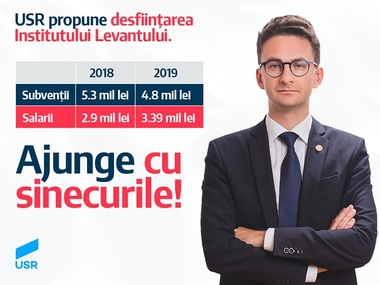 USR propune desfiinţarea Institutului Levantului, condus de Emil Constantinescu. Iulian Bulai: Ajunge cu sinecurile! Peste 1 milion de euro primeşte anual de la buget