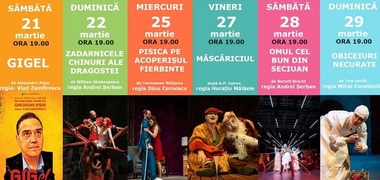 Spectacolele Teatrului "Bulandra", vizionate în regim de live stream