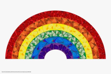 Artistul plastic britanic Damien Hirst a realizat două lucrări-răspuns la coronavirus


