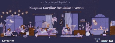 Noaptea Cărţilor Deschise #Acasă - Actriţele Monica Davidescu, Maia Morgenstern, Dorina Chiriac, între invitaţi. Ecranizarea romanului "Numele trandafirului" de Umberto Eco va fi difuzată în premieră pe Facebook