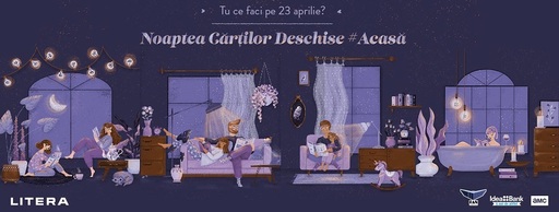 Noaptea Cărţilor Deschise #Acasă - Actriţele Monica Davidescu, Maia Morgenstern, Dorina Chiriac, între invitaţi. Ecranizarea romanului "Numele trandafirului" de Umberto Eco va fi difuzată în premieră pe Facebook