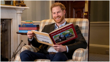 Prinţul Harry a înregistrat o introducere specială pentru un episod aniversar al serialului pentru copii „Thomas the Tank Engine”