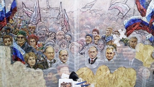 Biserica rusă a renunţat să instaleze un mozaic cu chipul lui Putin într-un lăcaş de cult din apropiere de Moscova