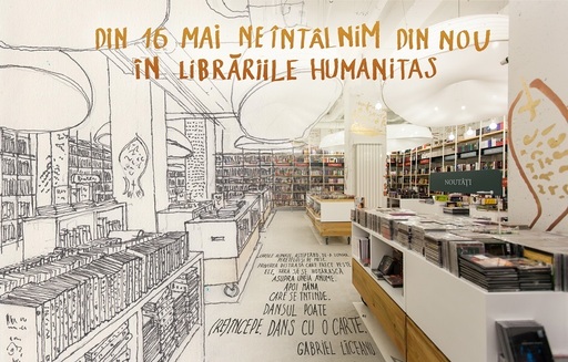 Librăriile Humanitas vor fi redeschise din 16 mai