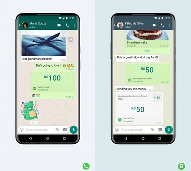 Nou serviciu de transfer de bani pentru utilizatorii WhatsApp din Brazilia 

