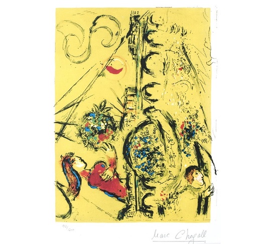 „Muzică”, de Marc Chagall