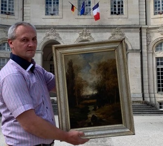 Un tablou furat în timpul ocupaţiei naziste de la Paris, expus la Verdun pentru a-şi găsi proprietarii