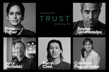 Unfinished 2020 - Şapte zile de conversaţii, prezentări şi workshop-uri. Scriitoarea Priya Parker şi artistul Perry Chen, între invitaţii ediţiei 
