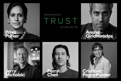 Unfinished 2020 - Şapte zile de conversaţii, prezentări şi workshop-uri. Scriitoarea Priya Parker şi artistul Perry Chen, între invitaţii ediţiei 

