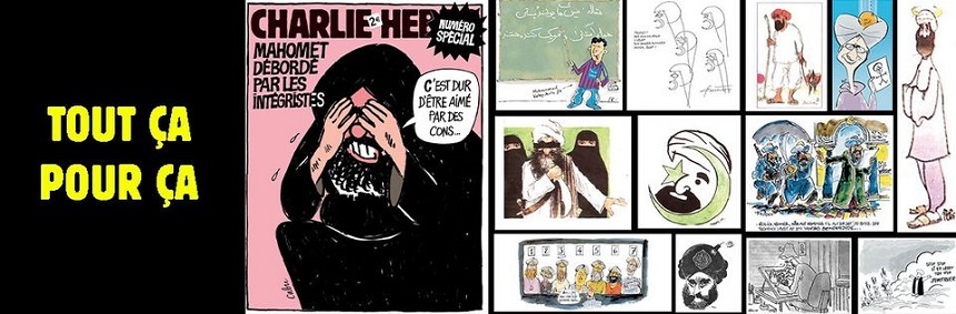 Charlie Hebdo: 59% dintre francezi susţin publicarea caricaturilor lui Mahomed. Procesul atentatelor din 2015 a început la Paris