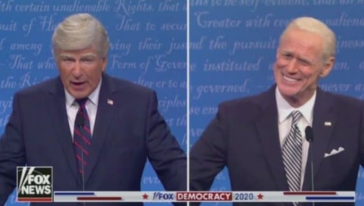 Alec Baldwin şi Jim Carrey au parodiat dezbaterea Trump-Biden în emisiunea "Saturday Night Live" - VIDEO