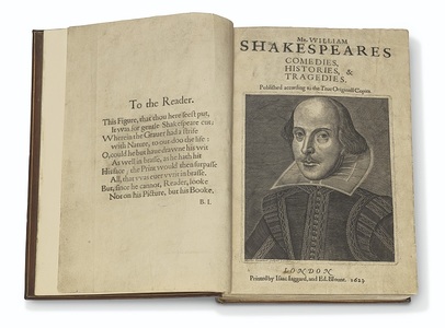 O culegere de piese ale lui Shakespeare, vândută la licitaţie cu preţul record de 10 milioane de dolari