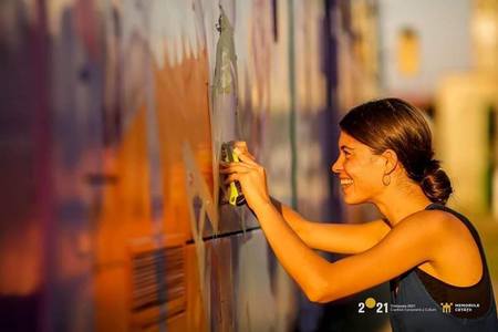 Unsprezece picturi murale vor fi realizate pe faţadele unor cămine studenţeşti din Timişoara
