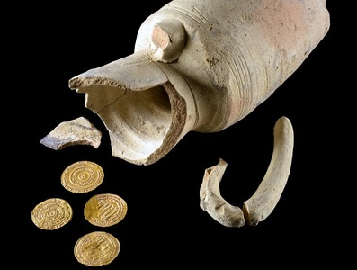 Descoperire rară a unor monede de aur în Ierusalim