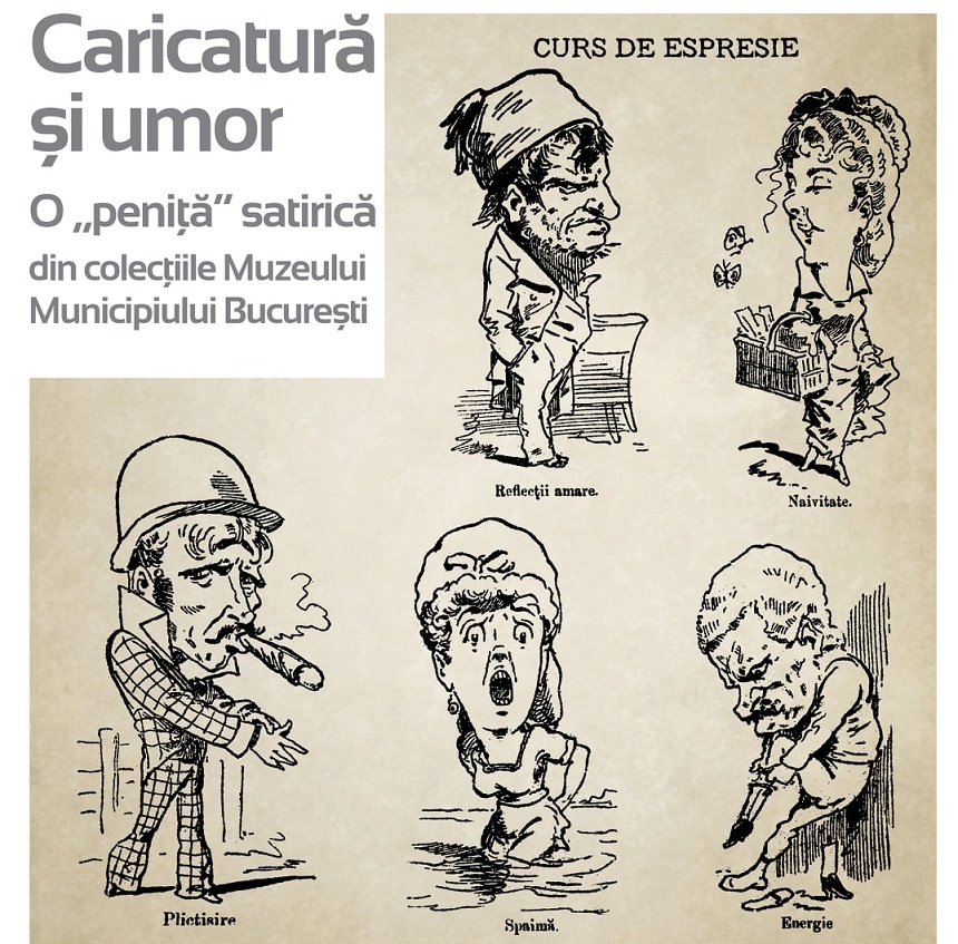 Caricaturi din toate timpurile moderne, realizate între anii 1850 - 1989, expuse la Palatul Suţu