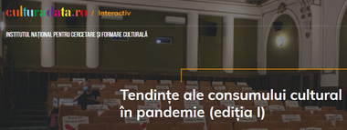Tendinţe ale consumului cultural în pandemie: 35% dintre români au citit cărţi, iar 88% au ascultat muzică pe diferite dispozitive