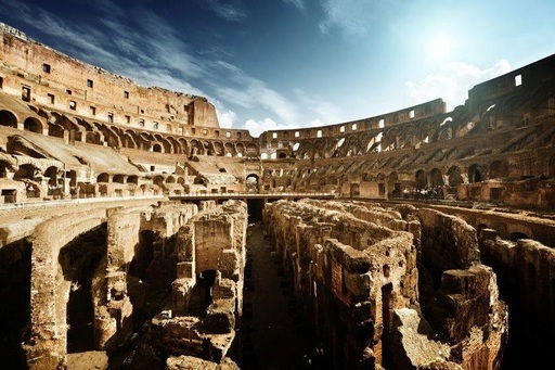 Italia vrea să reconstruiască pardoseala centrală a Colosseumului