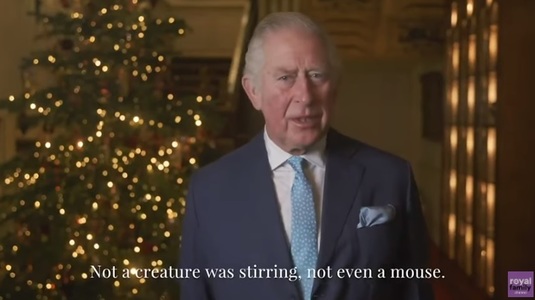 Prinţul Charles, Maggie Smith, Tom Hardy şi Daniel Craig recită un poem de Crăciun - VIDEO
