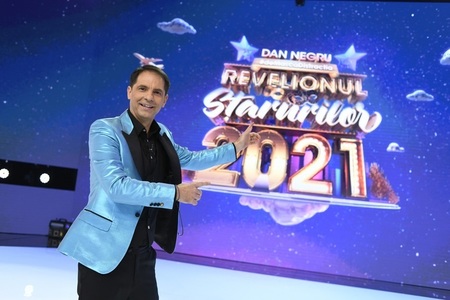 „Revelionul Starurilor” de la Antena 1, prezentat de Dan Negru, lider de audienţă