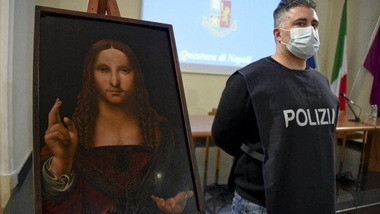 Un "Salvator Mundi", operă realizată în atelierul lui Leonardo da Vinci, a fost găsit în apartamentul unui napolitan